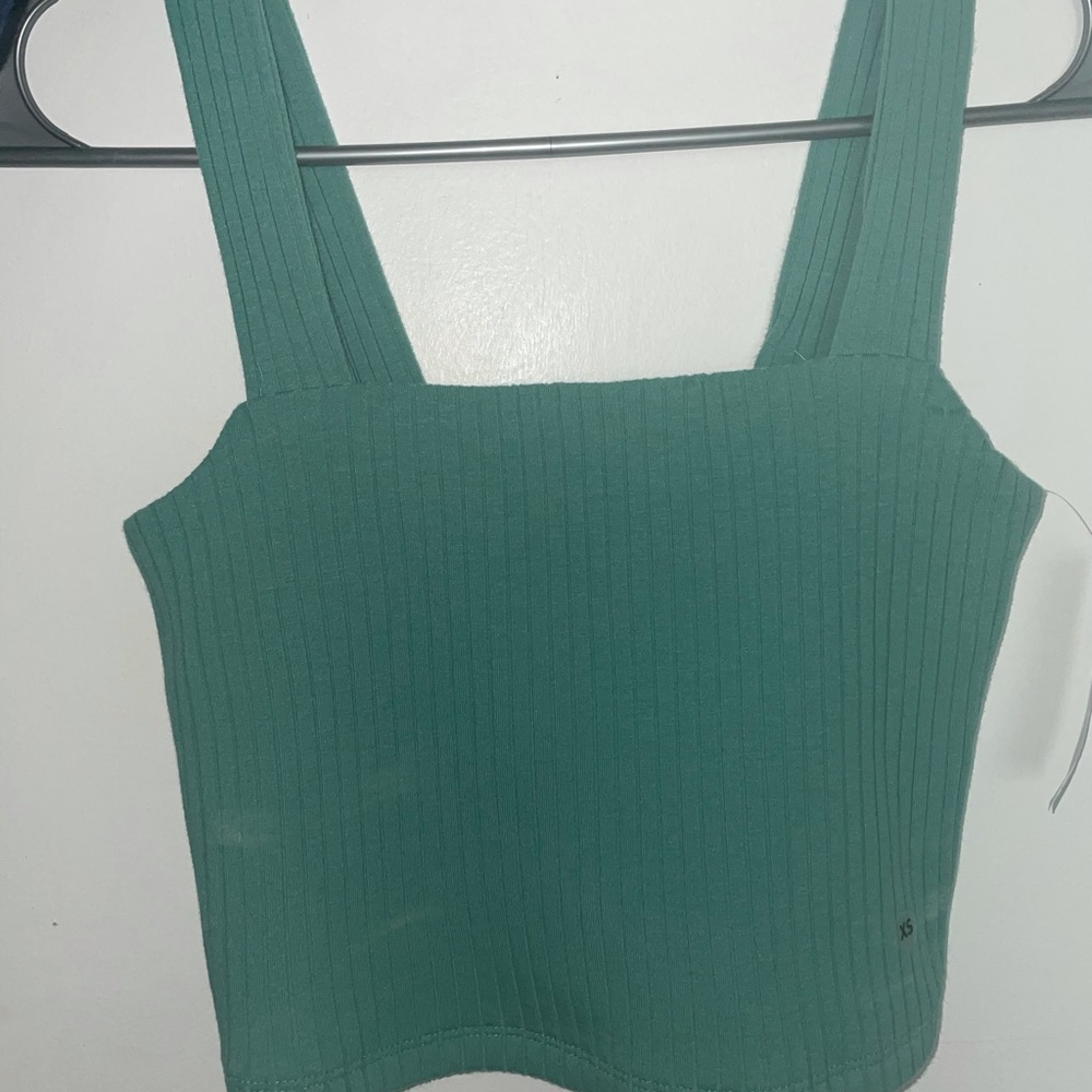 Cotton Cropped Tank Top